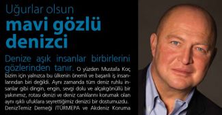 Mavi gözlü denizci Mustafa Koç, VİRA sayfalarına kazındı