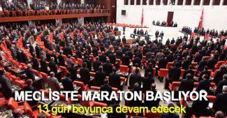 Meclis'te bütçe maratonu başlıyor
