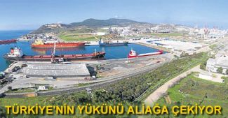 Türkiye'nin yükünü Aliğa Limanları omuzluyor