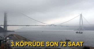 Üçüncü Köprü pazar günü bitiyor