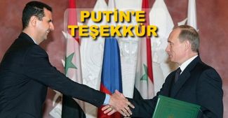 Esad, Putin'e teşekkür etti