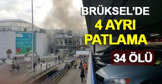 Brüksel'de havaalanında ve metroda patlama: 34 ölü