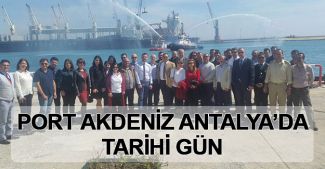 Port Akdeniz Antalya'da tarihi gün