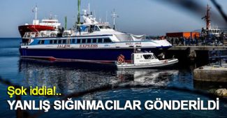 Sığınmacılardan 13'ü Türkiye'ye yanlışlıkla gönderildi