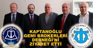 Cengiz Kaptanoğlu, Gemi Brokerleri Derneği’ni ziyaret etti