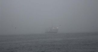 Karadeniz'de deniz ulaşımına sis engeli
