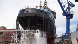 Buz kıran gemisi Rus donanmasına katıldı